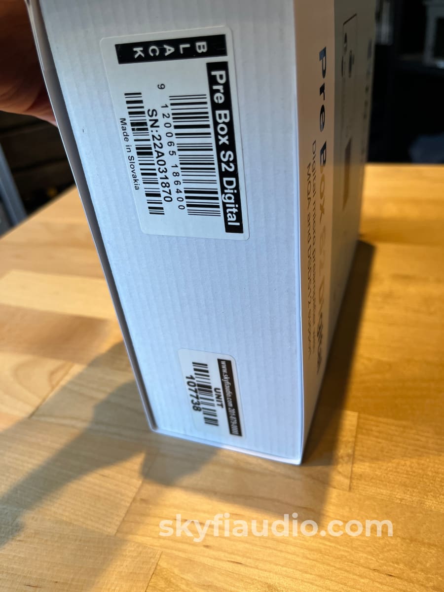 Pro-Ject Pre Box S2 Digital DAC/Preamp - New Unused - CD + Digital