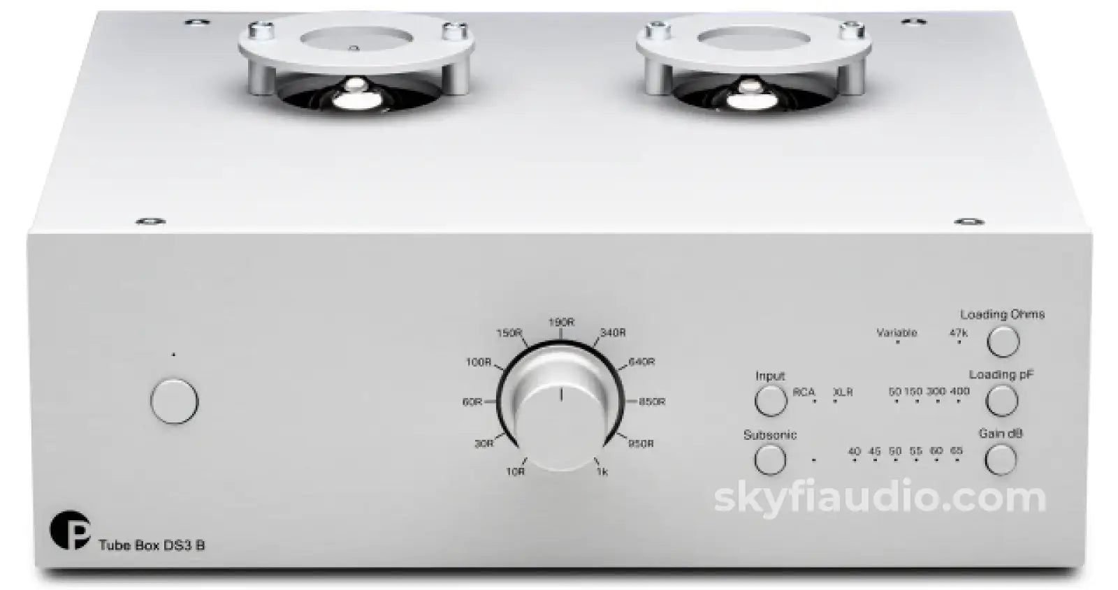 Pro-Ject Tube Box Ds3 B Phono Preamp Dual Mono All Tube - New Silver Preamplifier