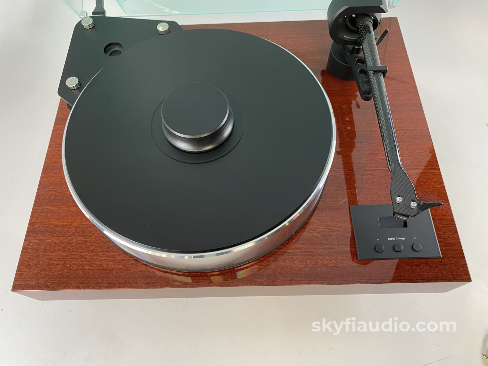 Pro-Ject Xtension 10 Turntable With Mahogany Plinth And New Sumiko Cartridge - Demo Unit
