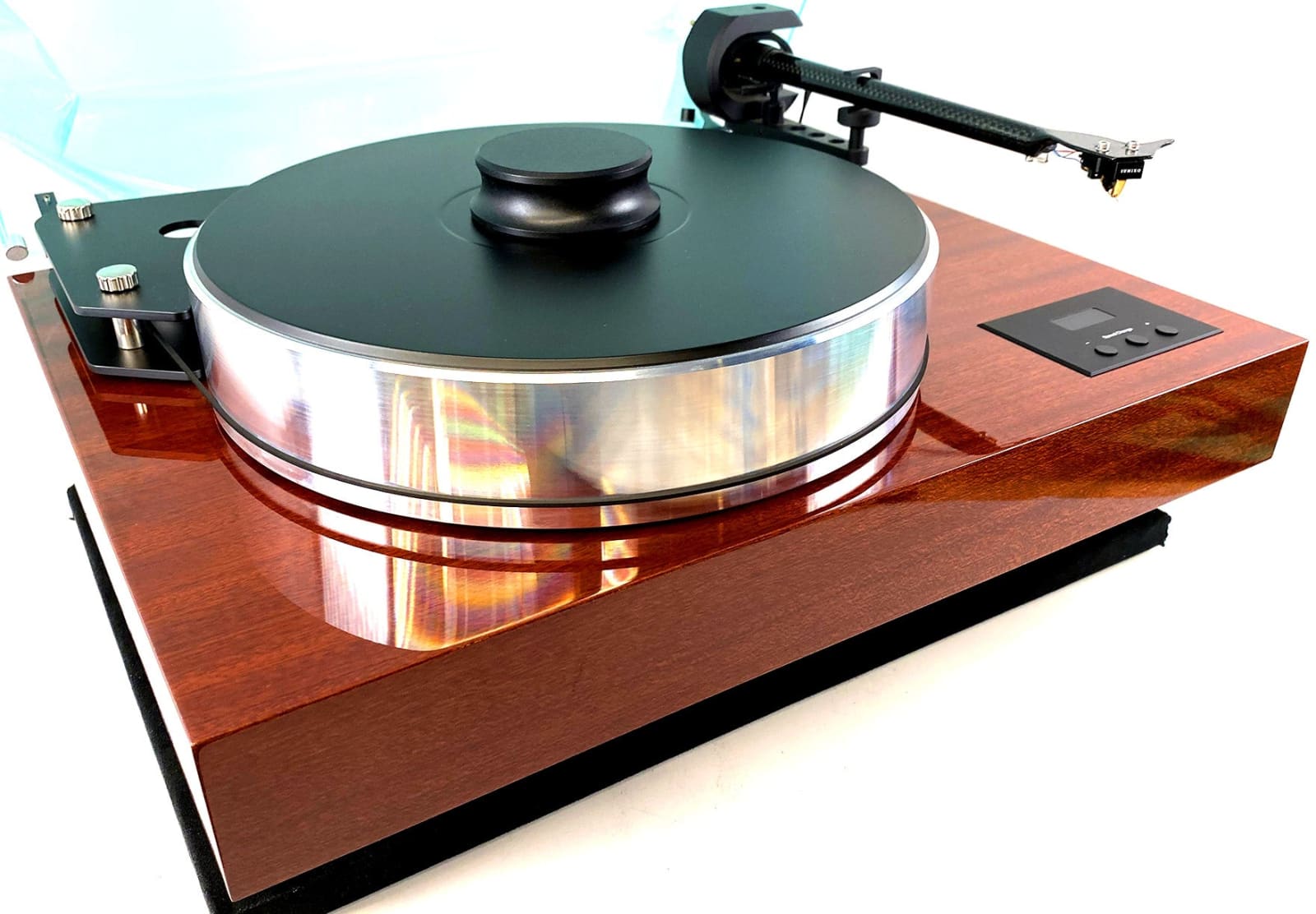 Pro-Ject Xtension 10 Turntable With Mahogany Plinth And New Sumiko Cartridge - Demo Unit