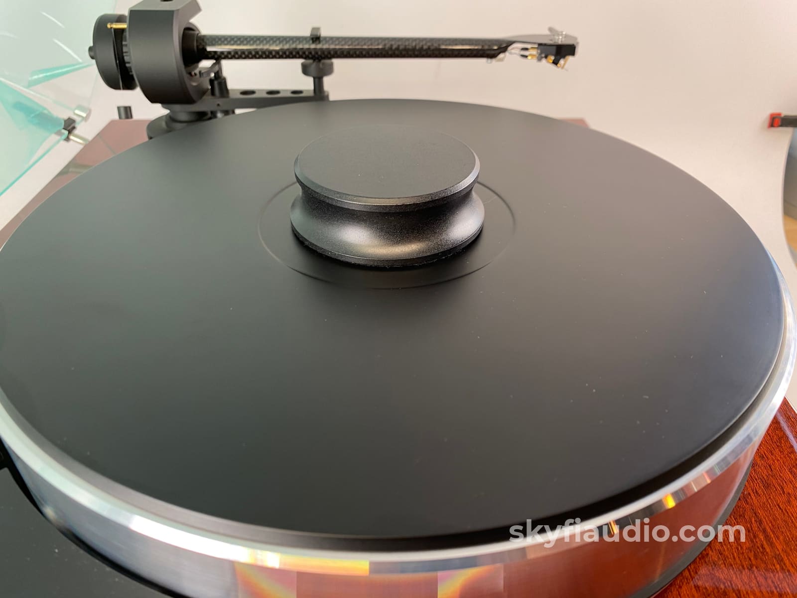 Pro-Ject Xtension 10 Turntable With Mahogany Plinth And New Sumiko Cartridge - Demo Unit