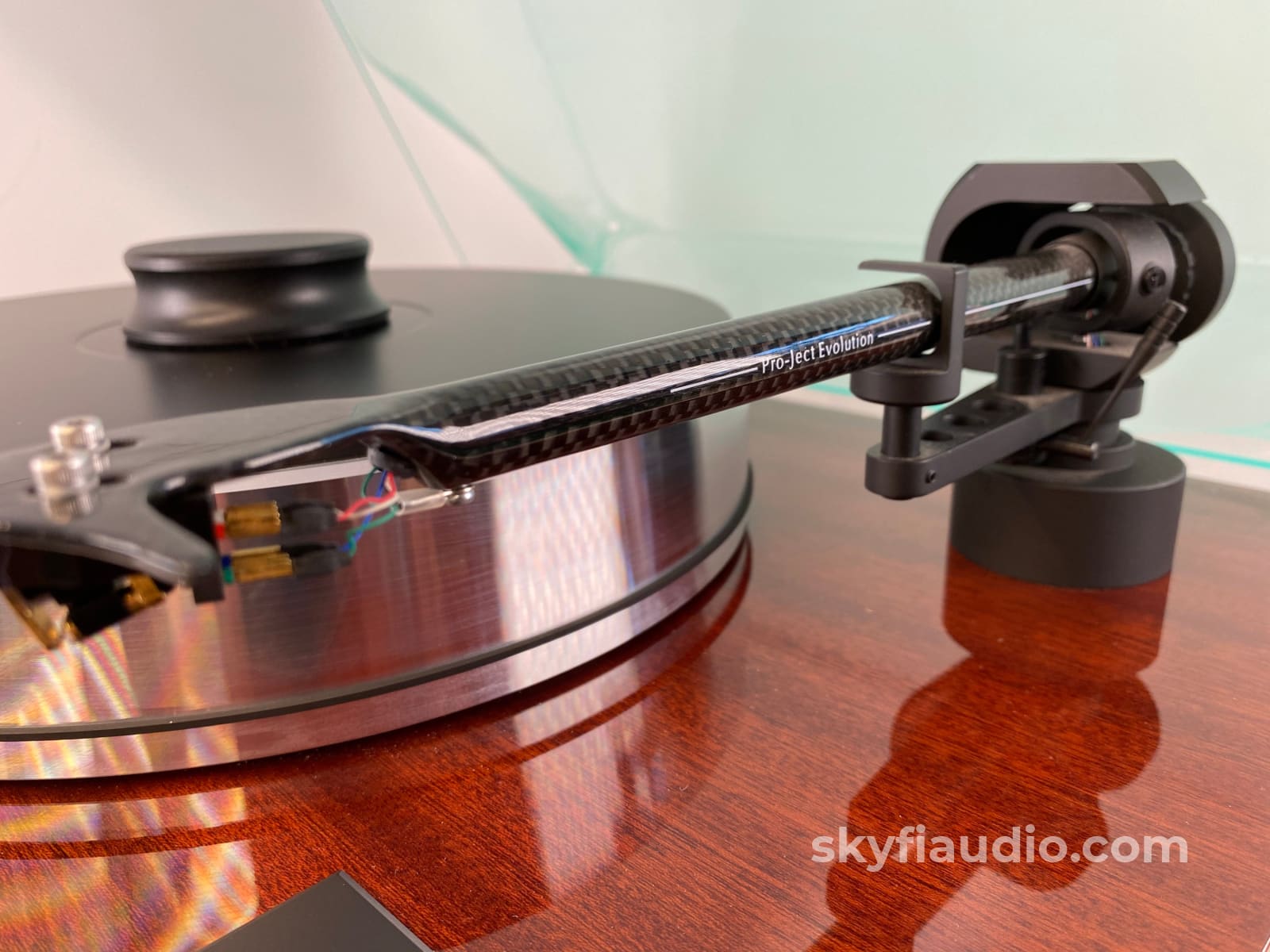 Pro-Ject Xtension 10 Turntable With Mahogany Plinth And New Sumiko Cartridge - Demo Unit