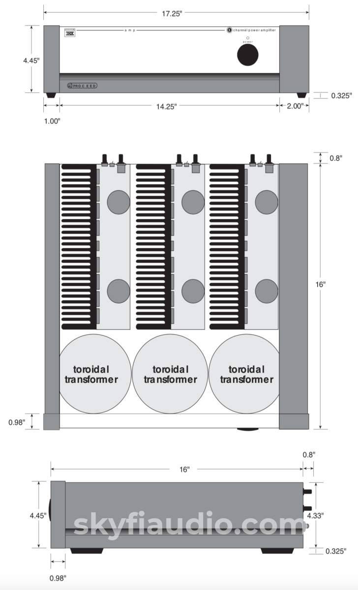 Proceed From Mark Levinson - Amp3 Theater Amplifier