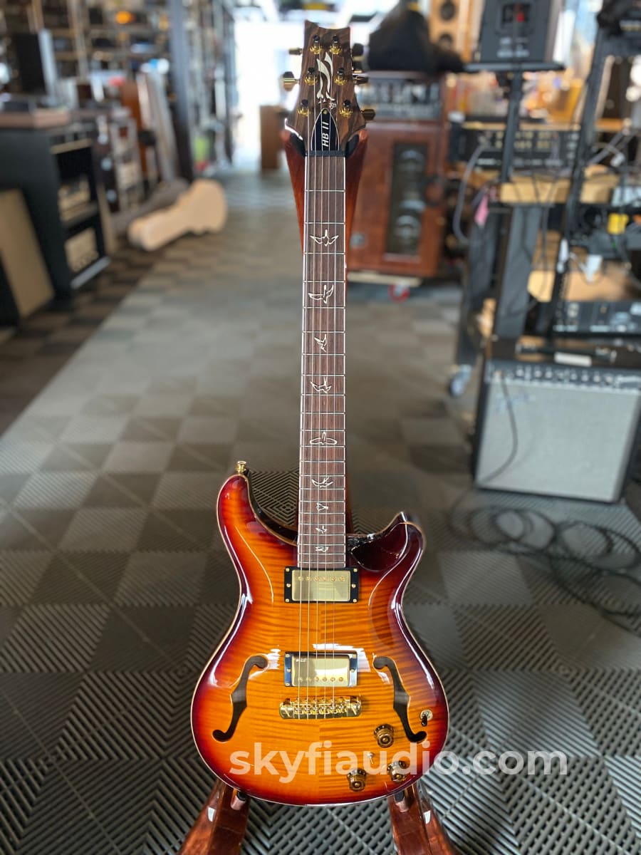 PRS Paul Reed Smith HBII 25th Anniversary Hollow Body Guitar - Fire Re
