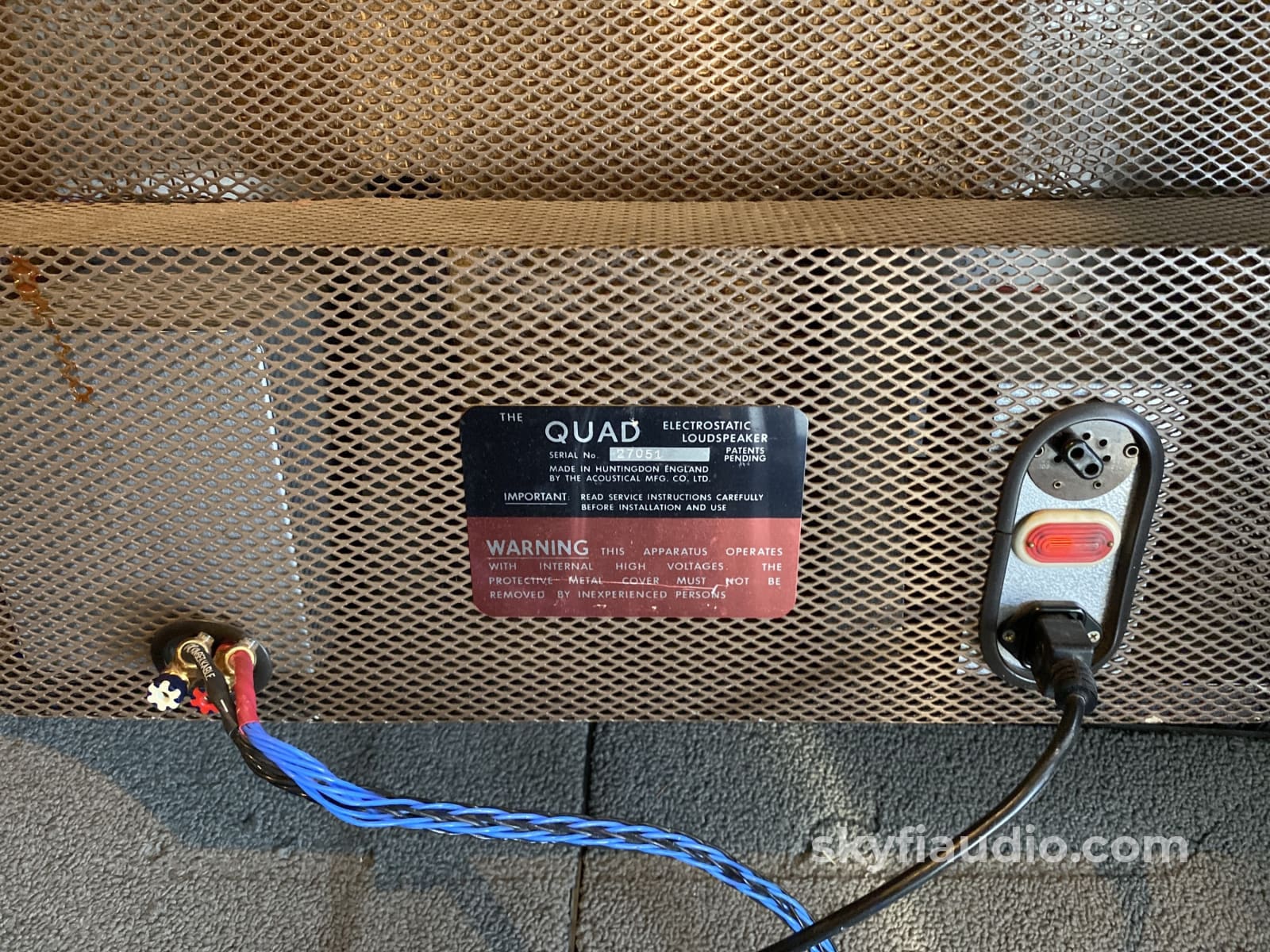 Quad Esl-57 Electrostatic Speakers - Legendary Performance Restored