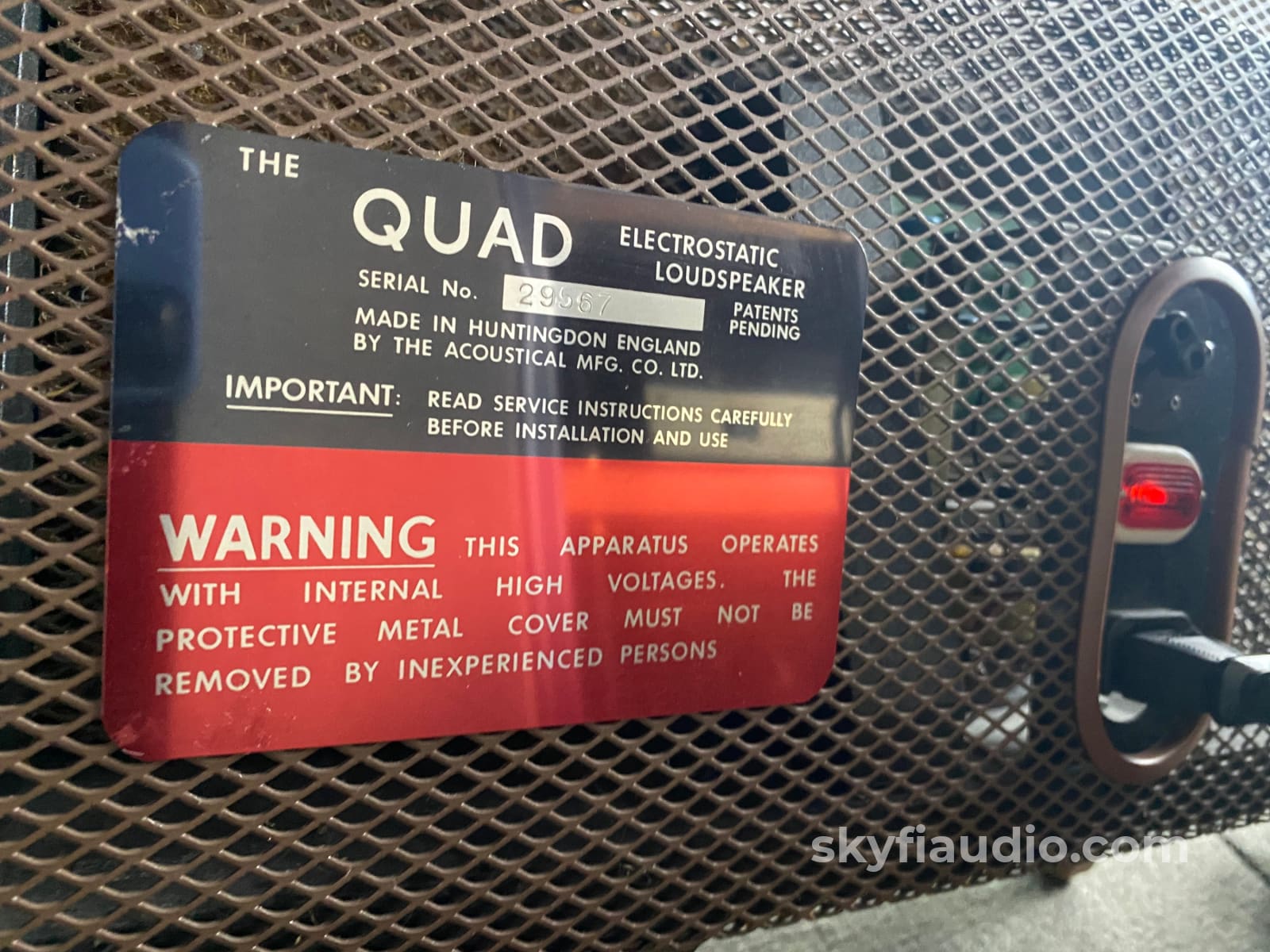 Quad Esl-57 Vintage Electrostatic Speakers - Best Of The 60S New Price