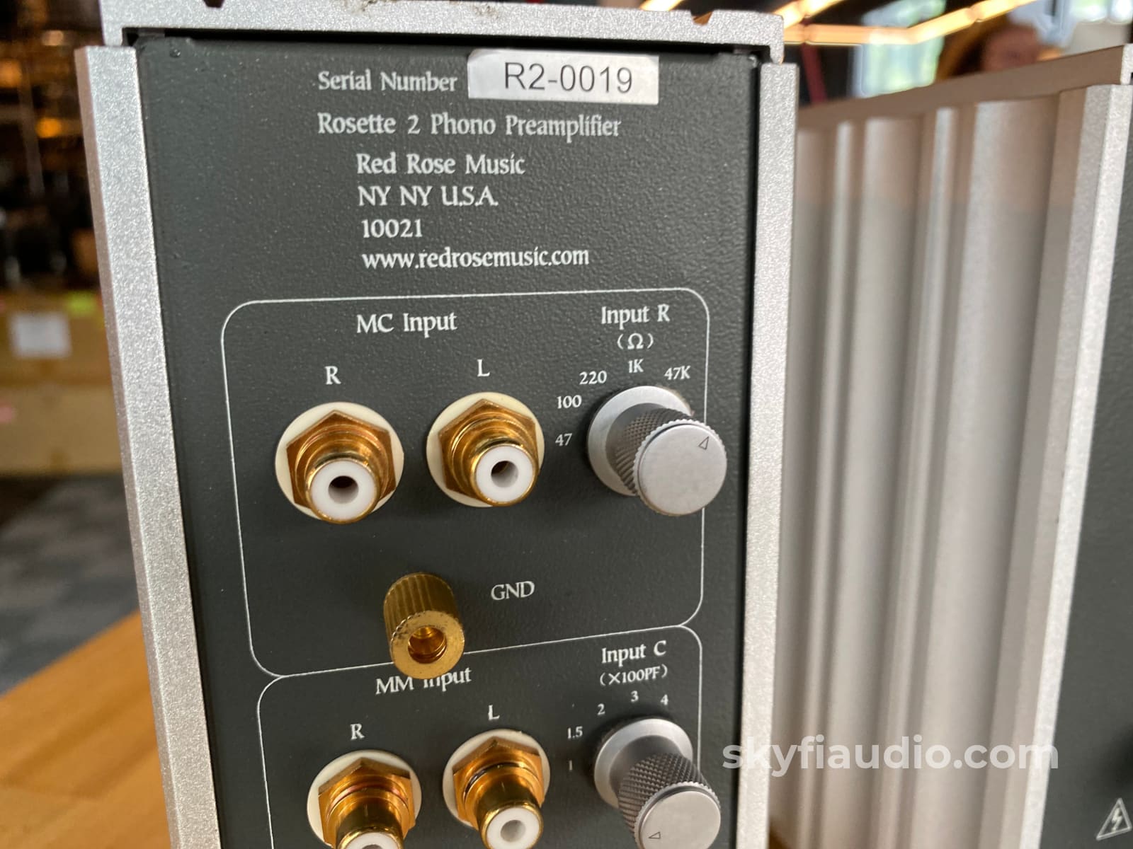 Red Rose Rosette 2 Phono Preamp With Separate Power Supply (Mm/Mc) Preamplifier