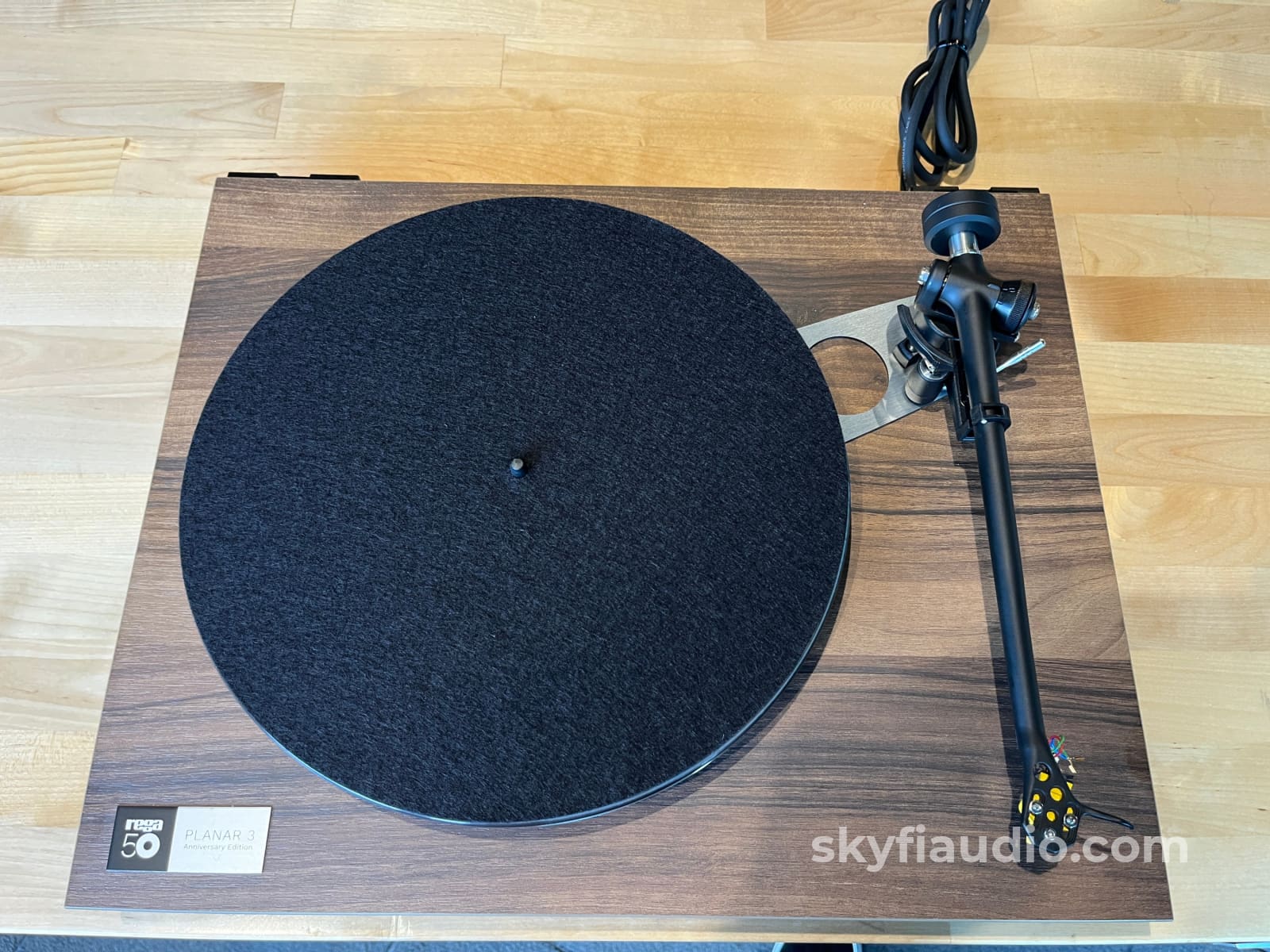 Rega Planar 3 50th Anniversary Edition Turntable - Walnut Finish - Turntable