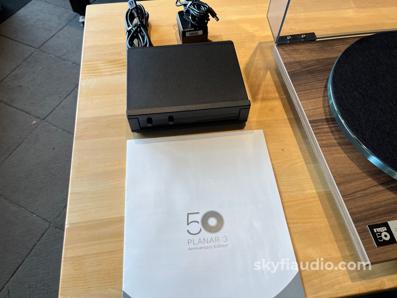 Rega Planar 3 50th Anniversary Edition Turntable - Walnut Finish - Turntable