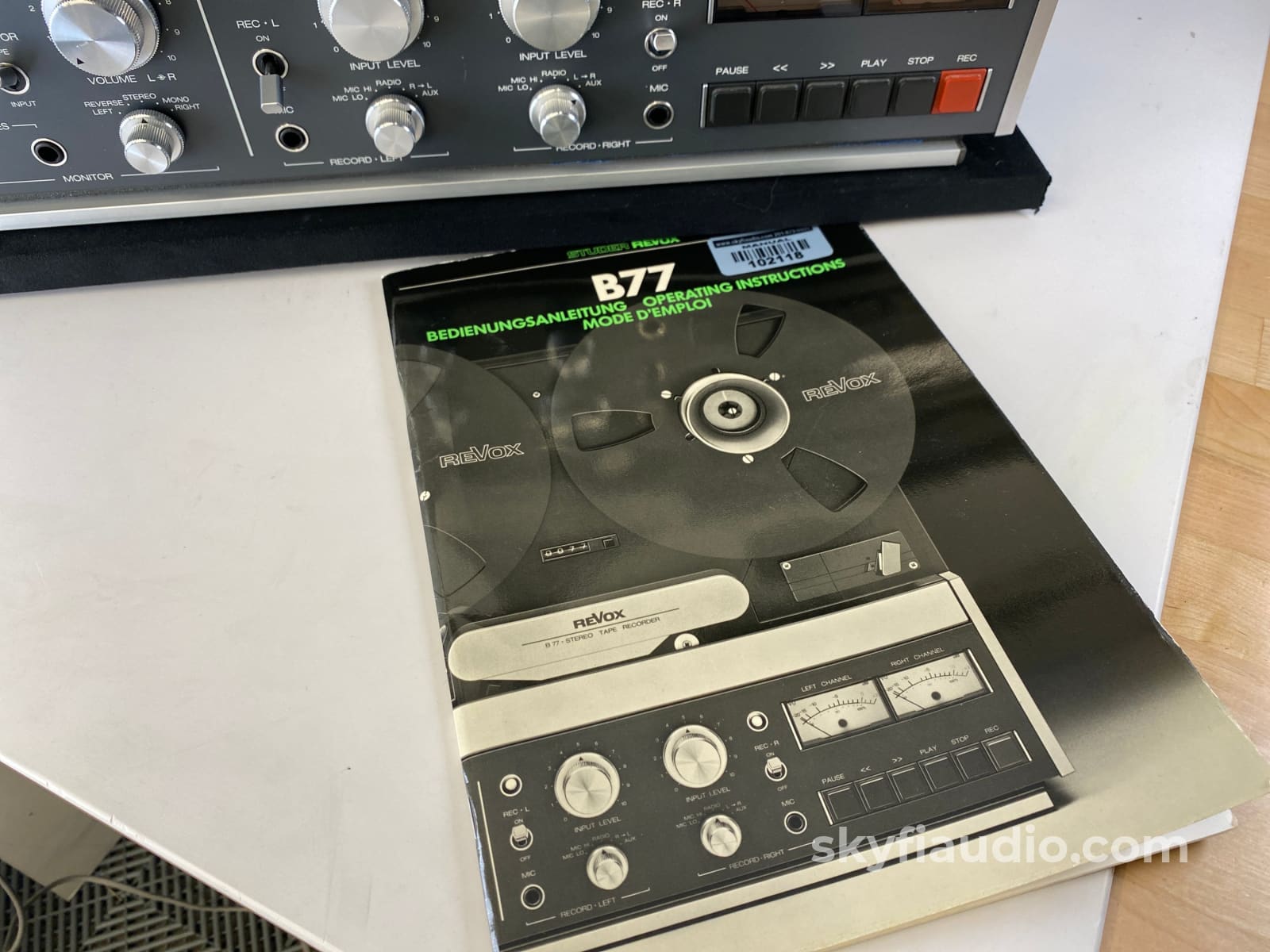 Revox B77 High-Speed Reel To - Fully Serviced And Calibrated Tape Deck