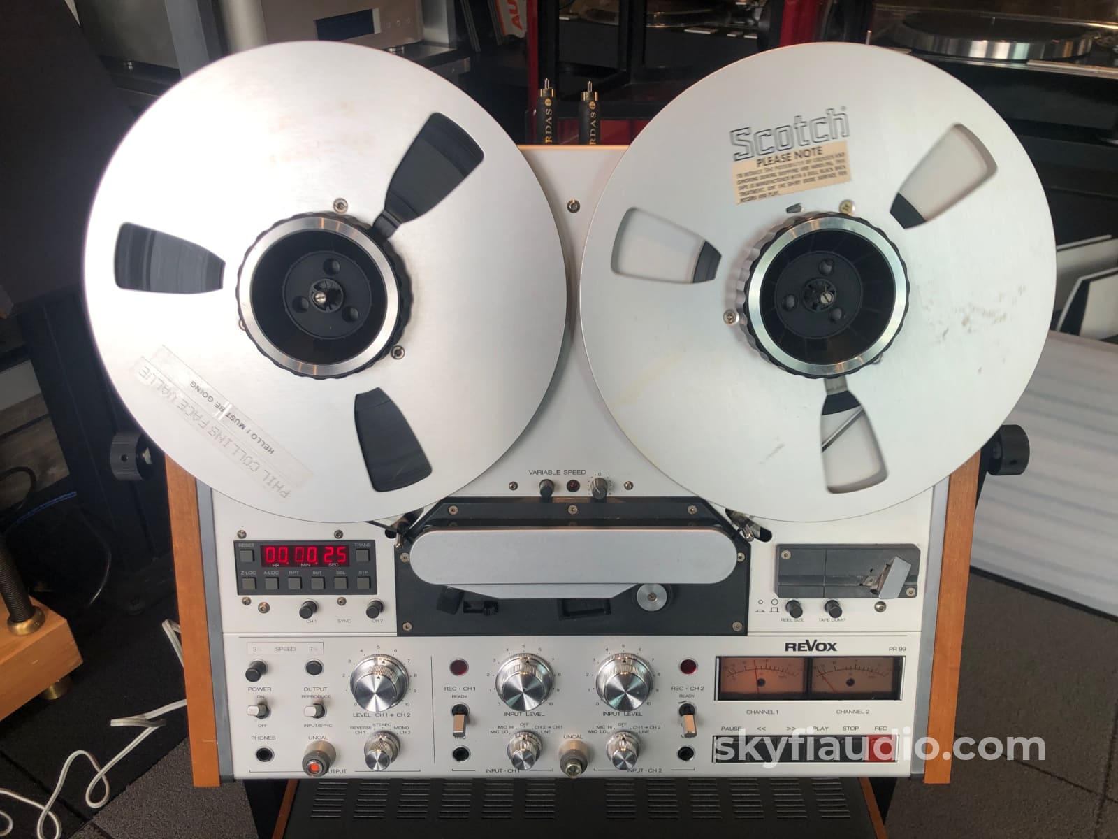 Revox Pr99 Mkii Reel To - 2 Track Collectors Favorite Tape Deck