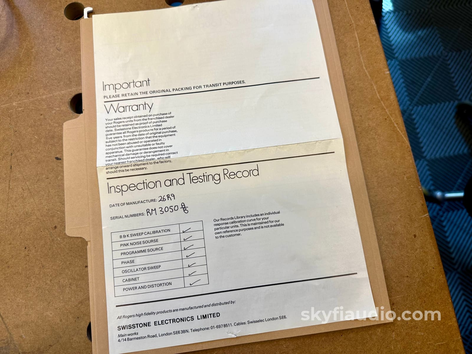 Rogers Monitor 2 Vintage Speakers In Original Boxes Survivor Pair!