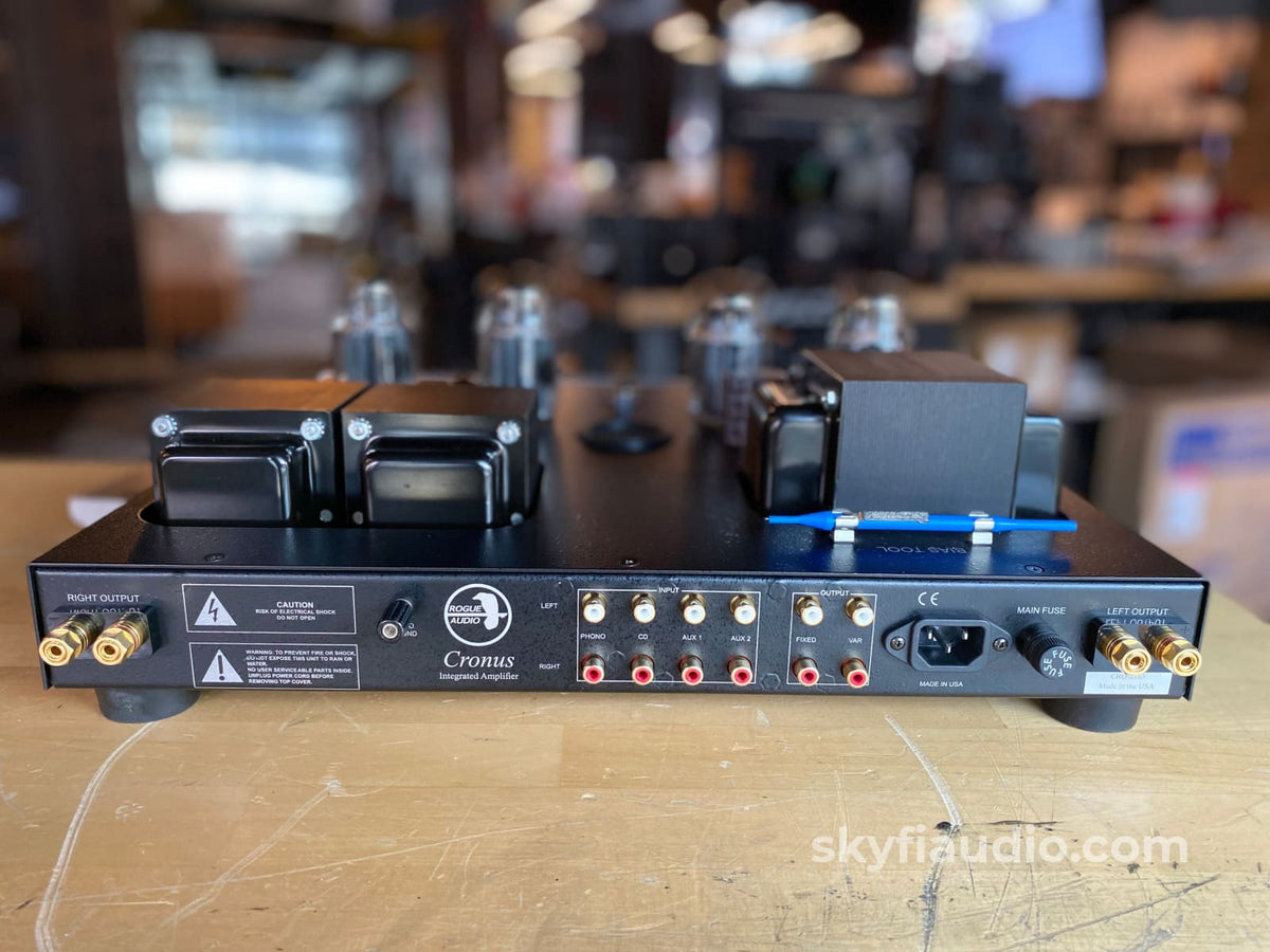 Rogue Audio Cronus Magnum Tube Integrated W/Solid State Phono Stage Amplifier