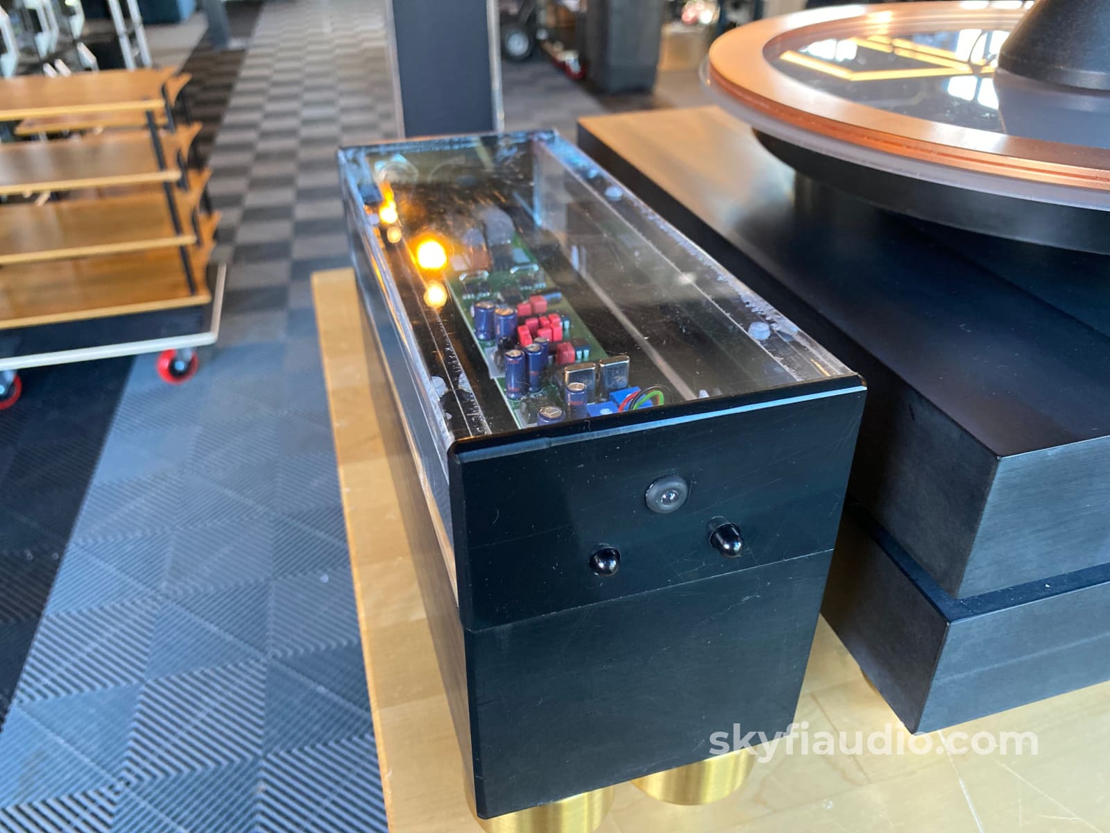 Roksan Custom Delrin Turntable With Wheaton Tonearm And New Sumiko Cartridge