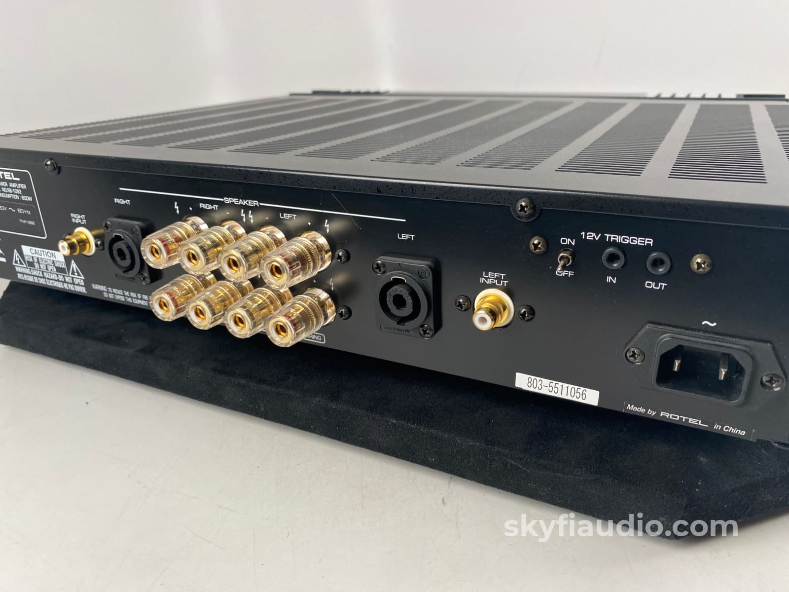 Rotel Rb-1092 Stereo Amplifier Fully Tested 500 Watts Rms @ 8 Ohms
