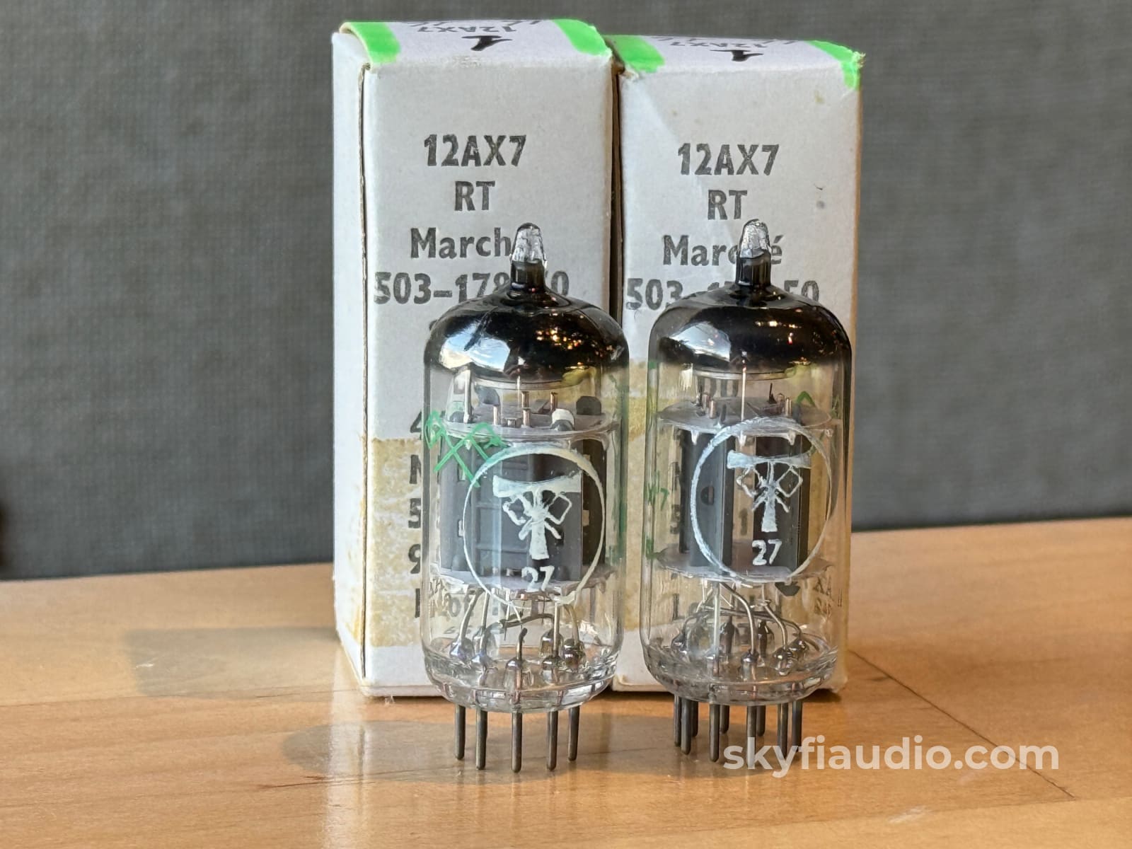 RT La Radiotechnique 12AX7 Pair - Balanced Triodes - Made in France Accessory