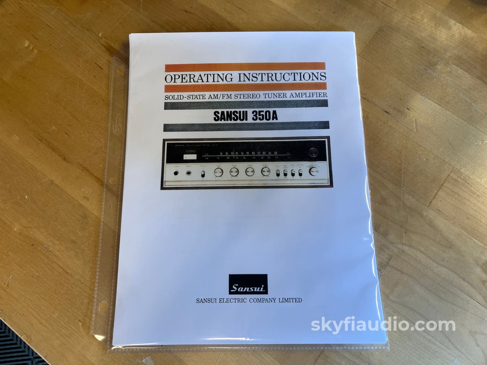 Sansui 350A Vintage AM/FM Receiver Integrated Amplifier