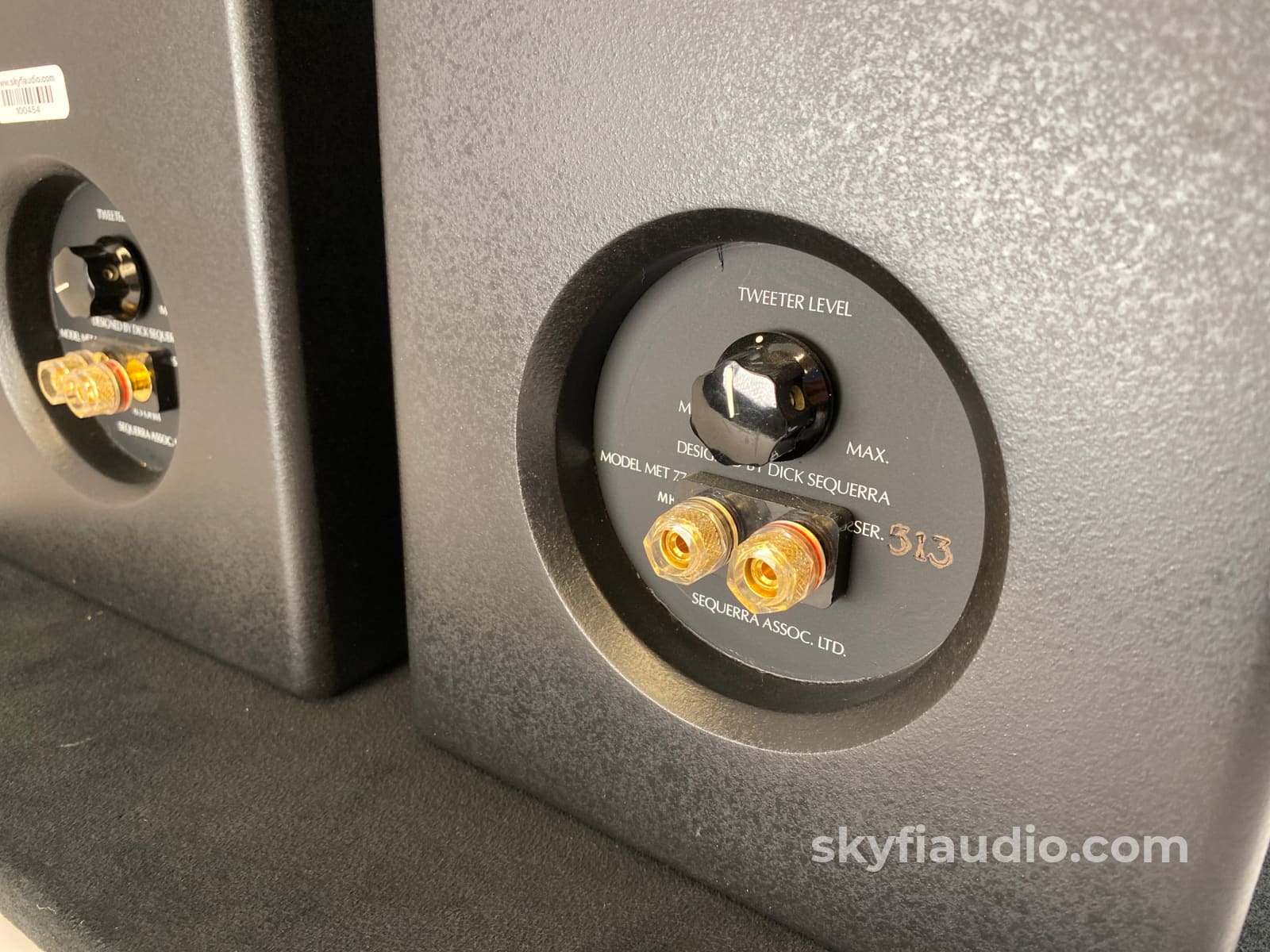 Sequerra Met 7.7 Speakers - Super Rare 2-Way Design From The Legendary Maker