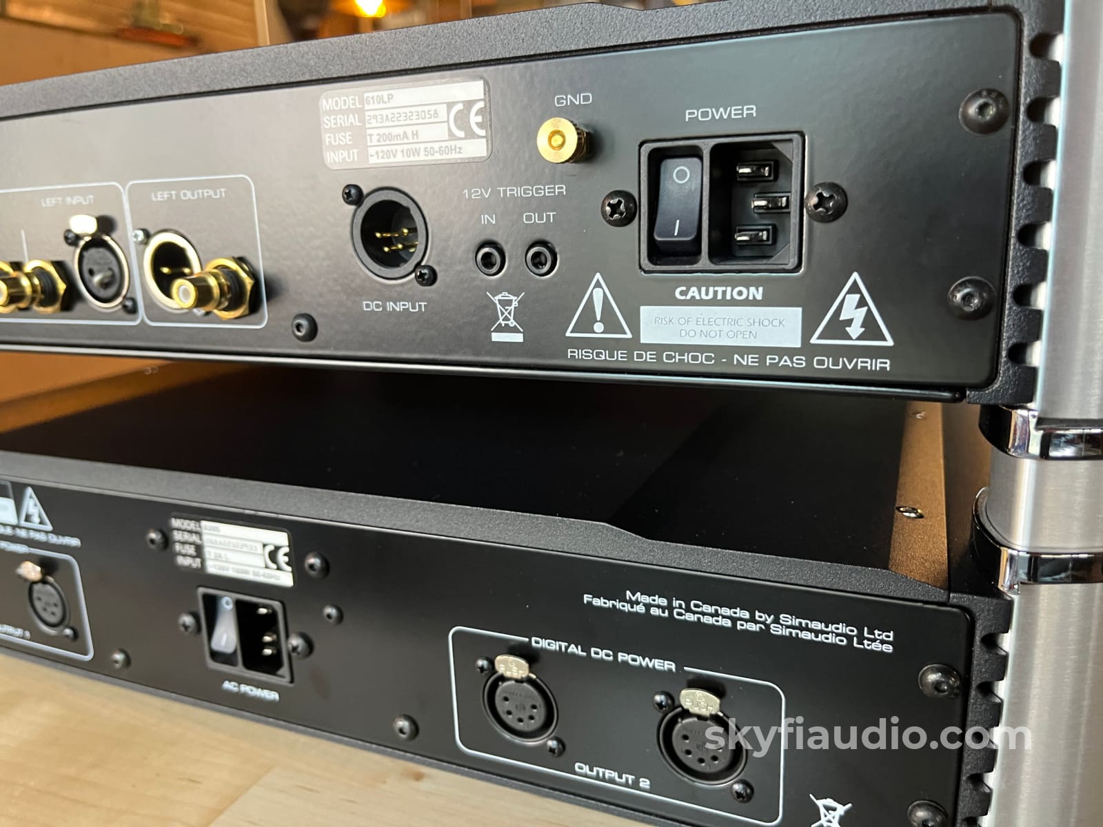 Moon Audio 610LP Phono Preamp + 820 S Power Supply w/ Stacking Bridges Preamplifier