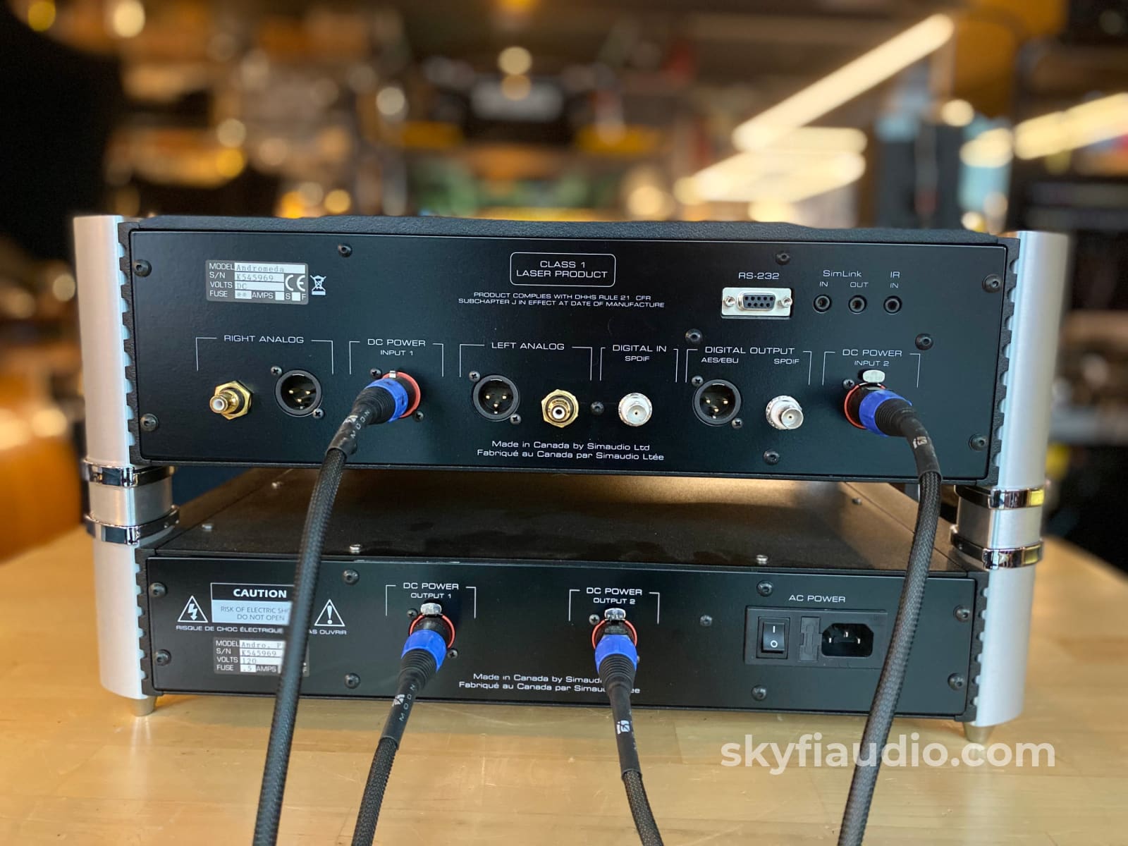 Simaudio Moon Evolution Andromeda Reference Cd Player - Dual Chassis + Digital