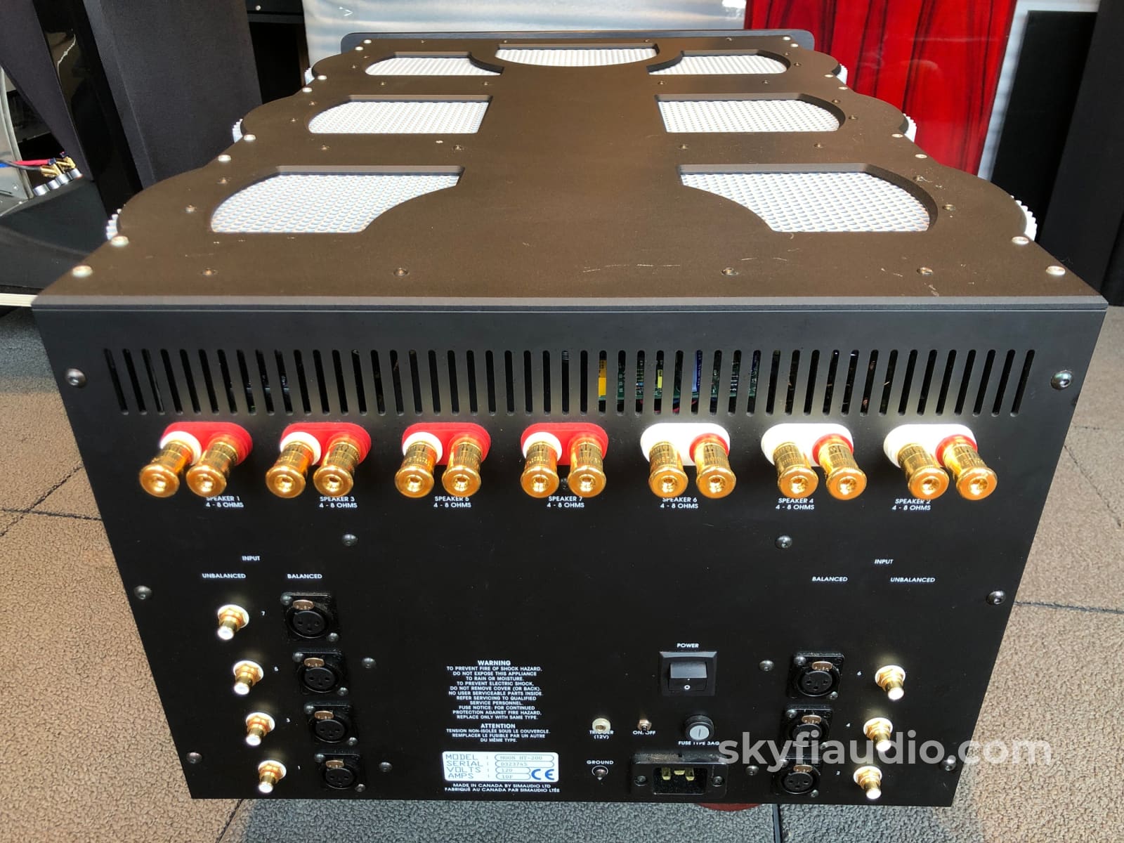 Simaudio Moon Titan Ht-200 Home Theater Amplifier Featuring 7 Monstrous Channels