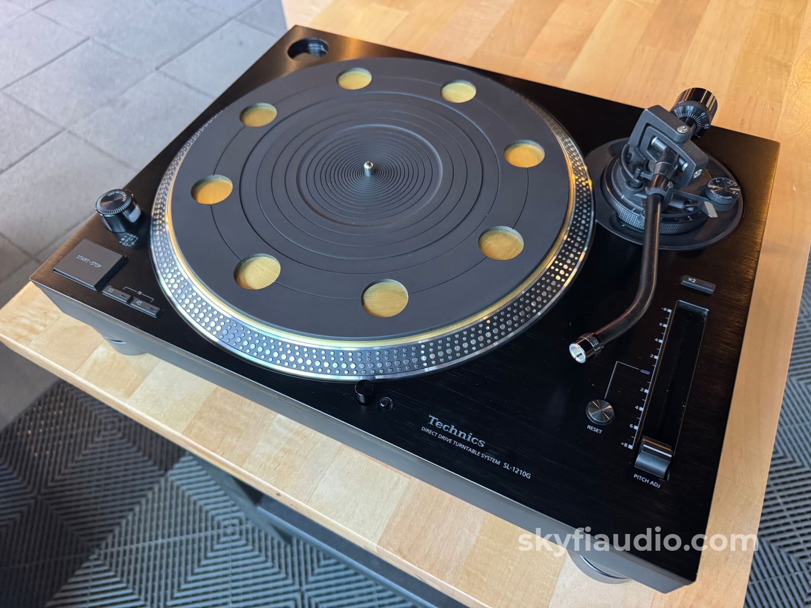 SkyFi Custom Transparent Record Mat for Technics & Compatible Turntabl