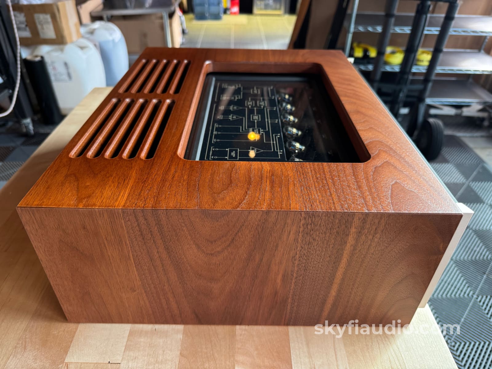 SkyFi Custom Wood Cabinet for Modern McIntosh C22 Accessory