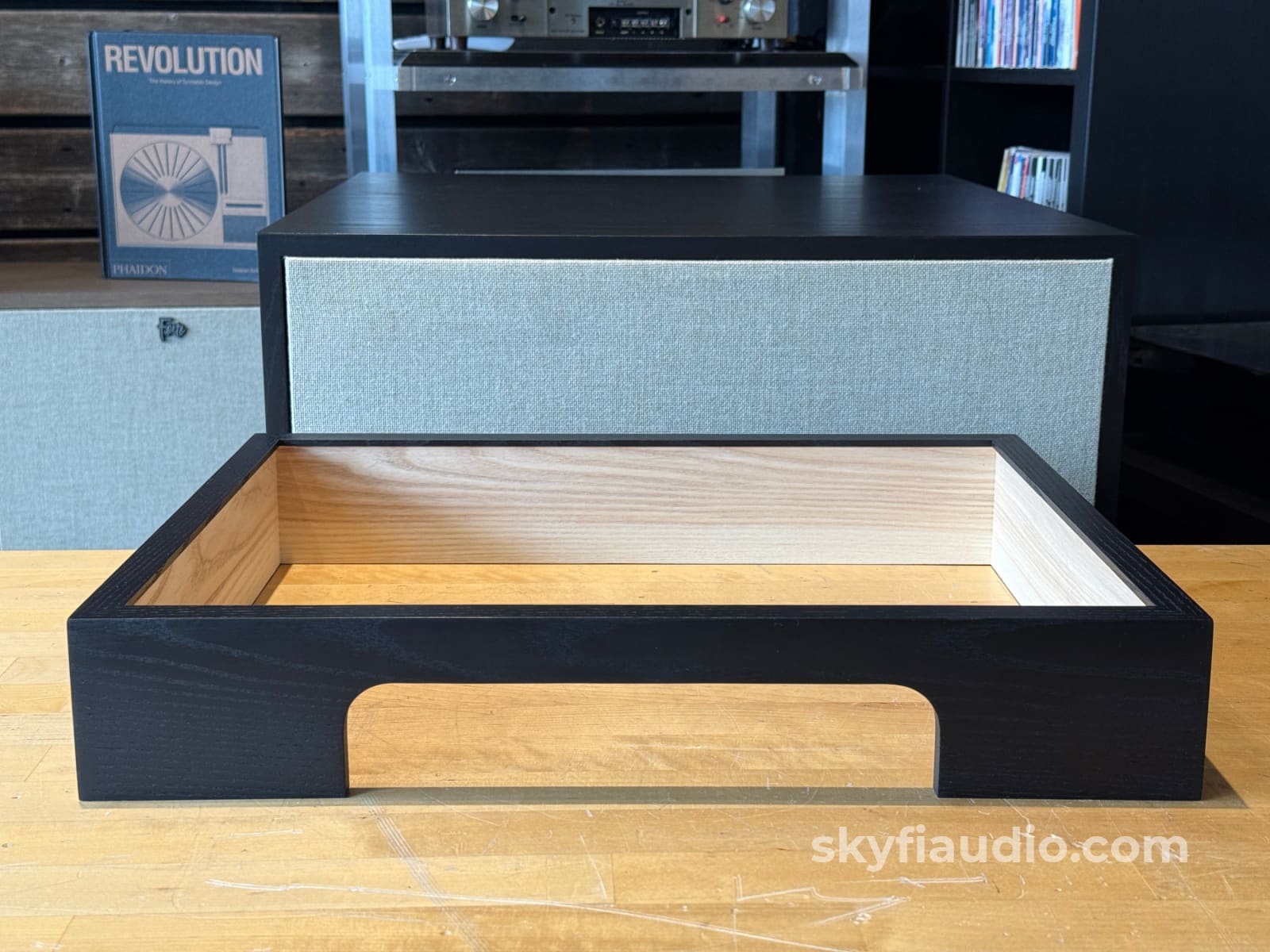 SkyFi Wood Plinth for Technics SL-1200G and Other Models Accessory