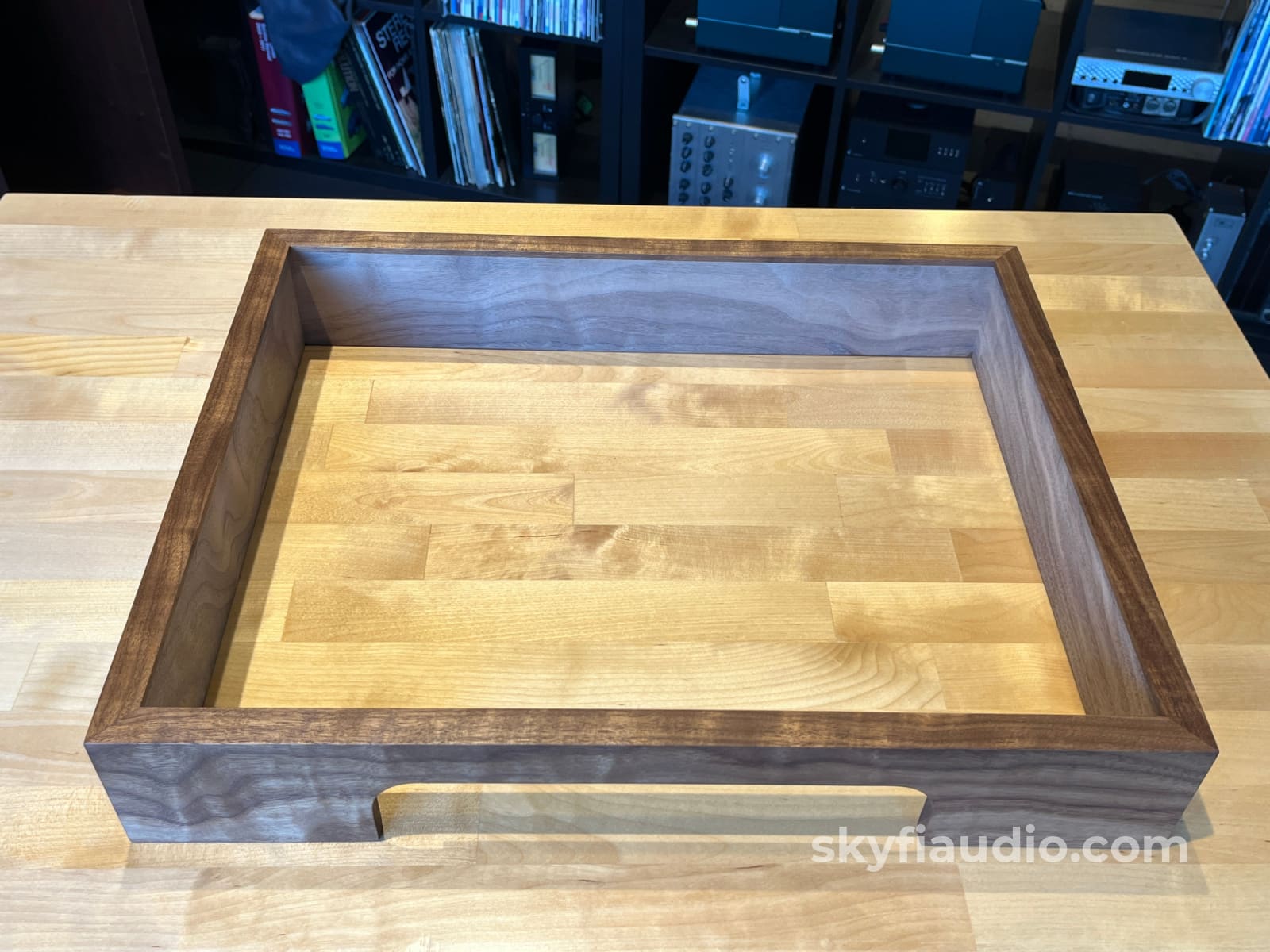 Wood Plinth For Technics Sl-1200G and Others - Unique Figuring Accessory