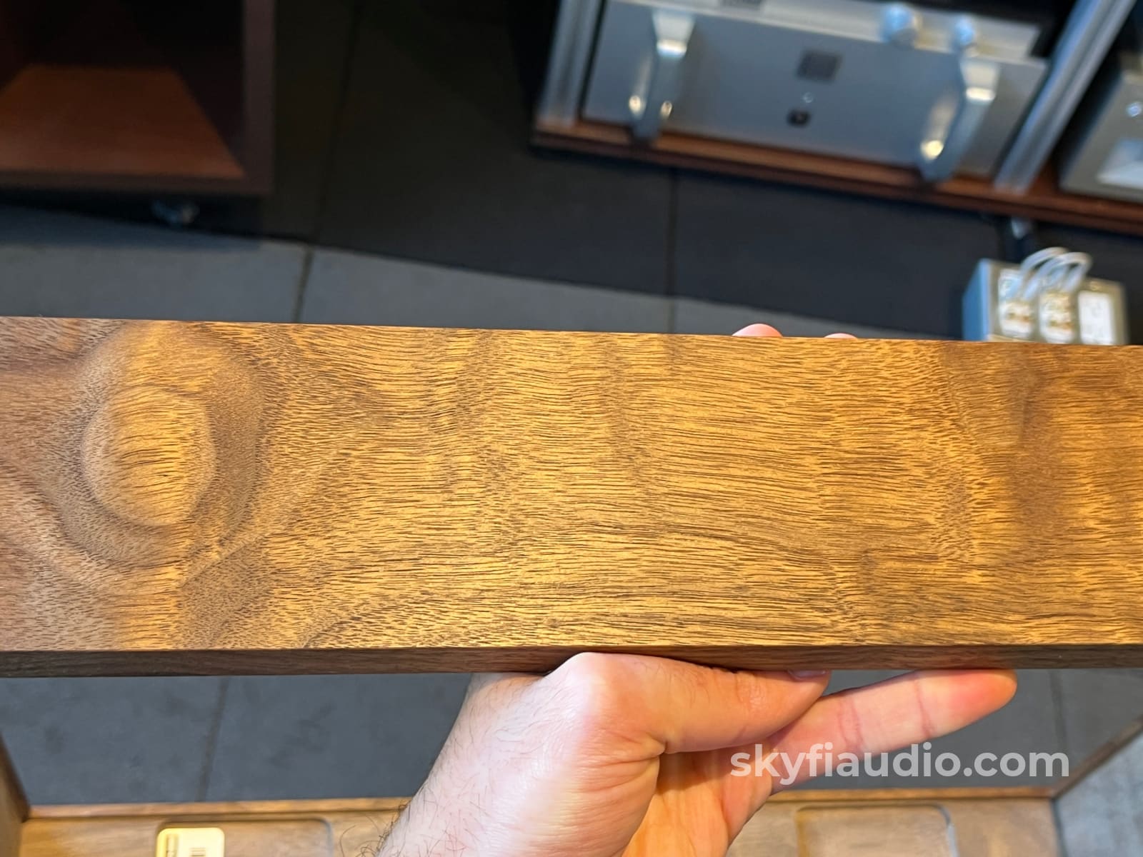 Wood Plinth For Technics Sl-1200G and Others - Unique Figuring Accessory