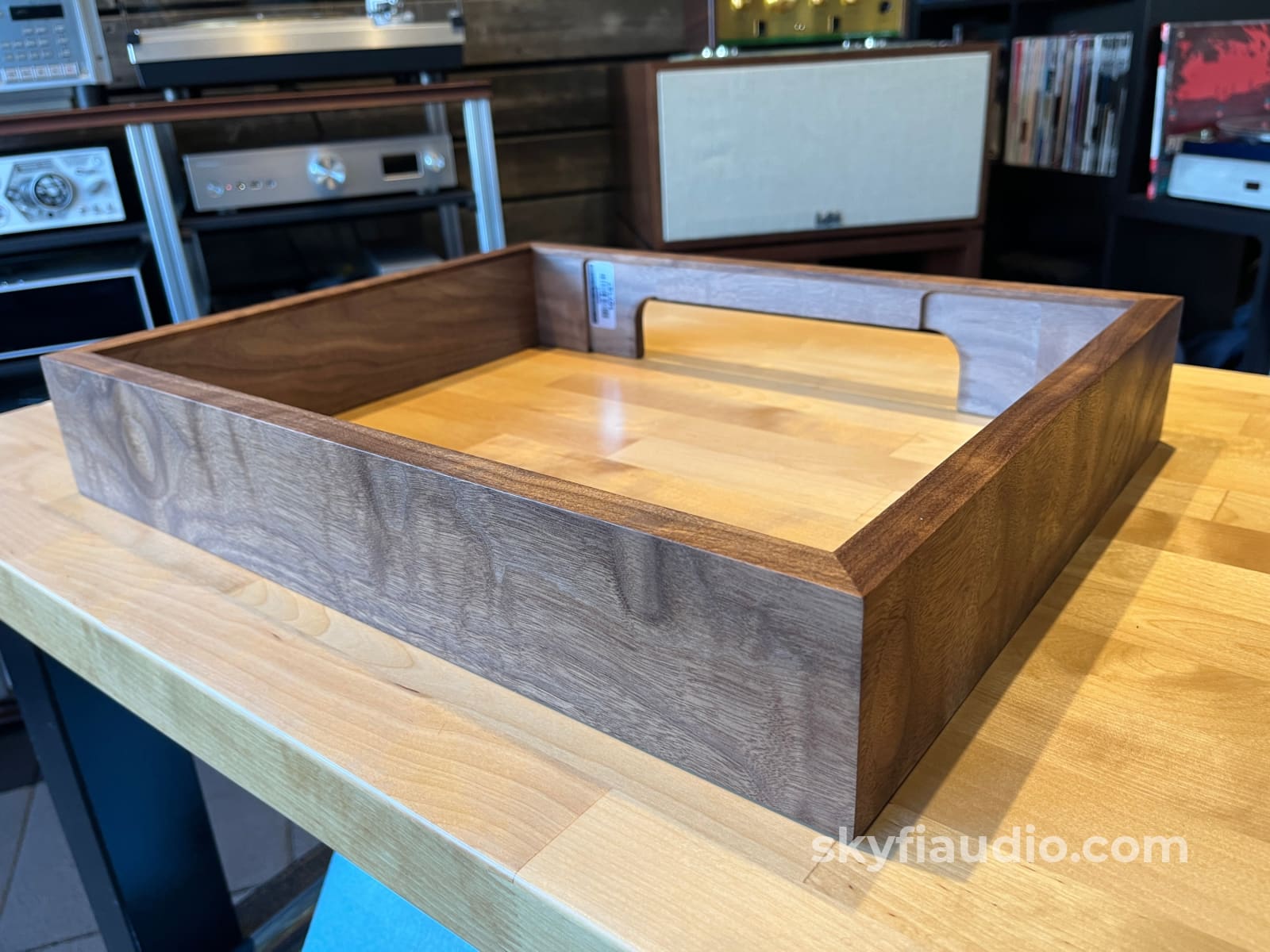 Wood Plinth For Technics Sl-1200G and Others - Unique Figuring Accessory