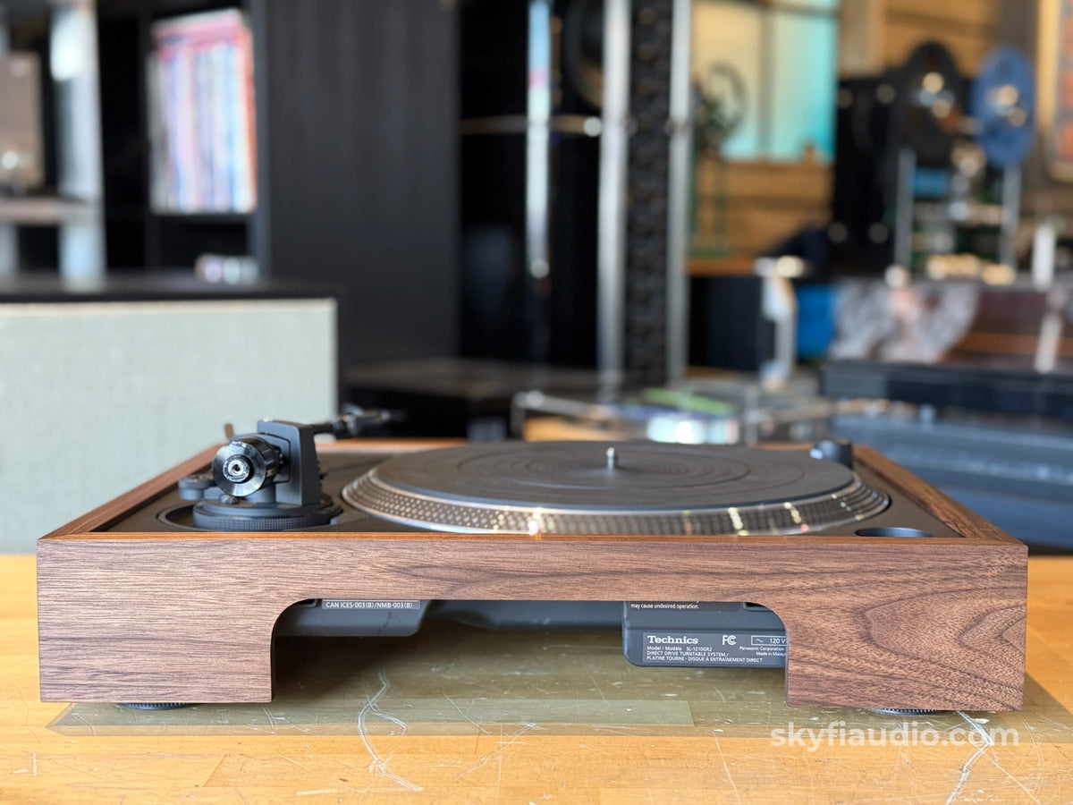 SkyFi Wood Plinth for Technics SL-1200G and Other Models Accessory