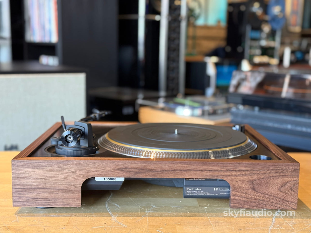 SkyFi Wood Plinth for Technics SL-1200G and Other Models Accessory