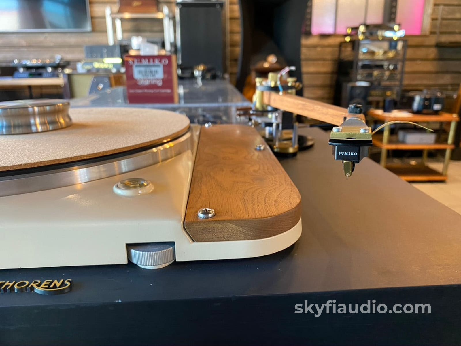 Slate Thorens Td-124 Skyfi Ultimate Build With New Sumiko Cartridge And Power Supply Turntable