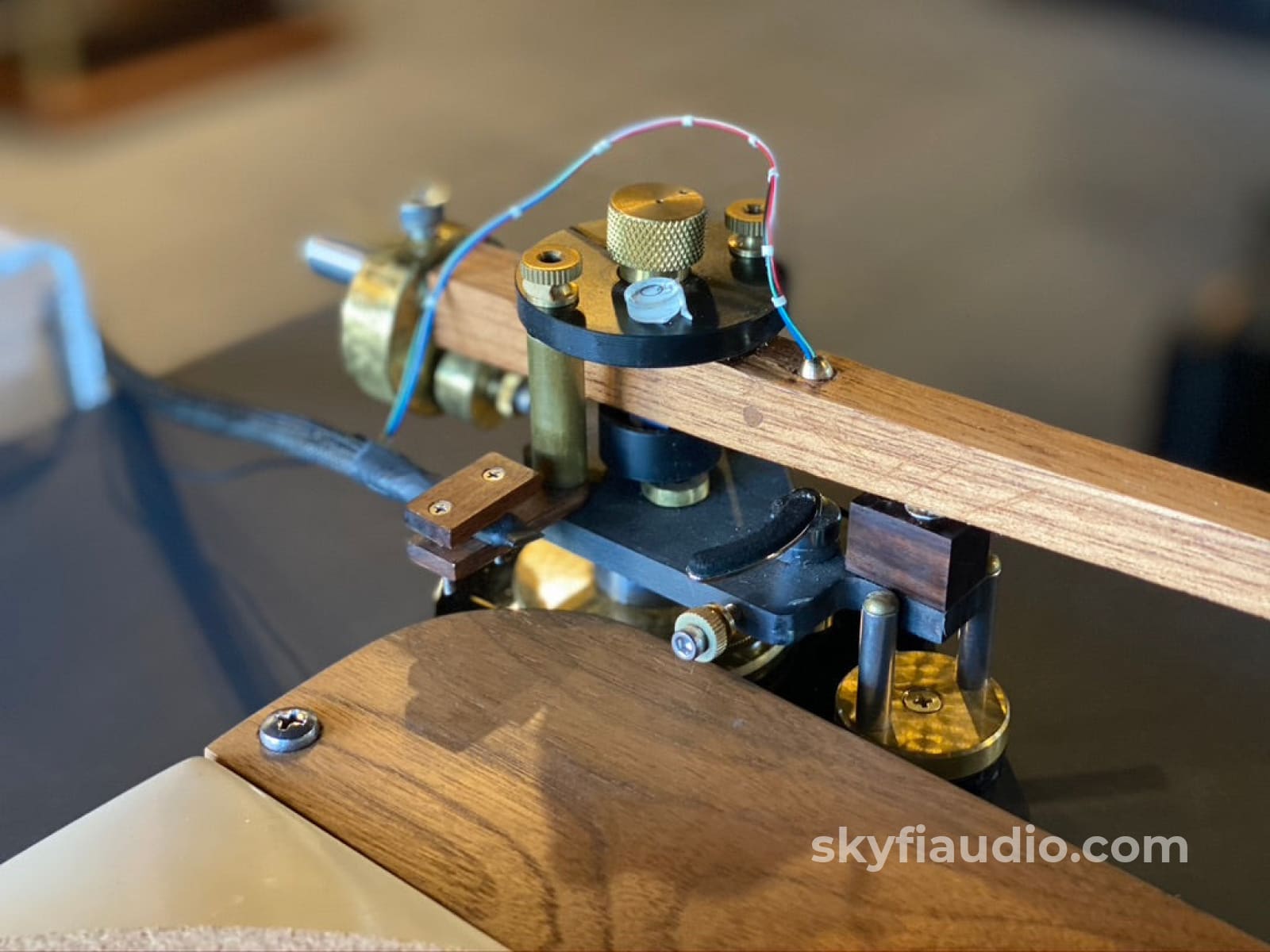 Slate Thorens Td-124 Skyfi Ultimate Build With New Sumiko Cartridge And Power Supply Turntable