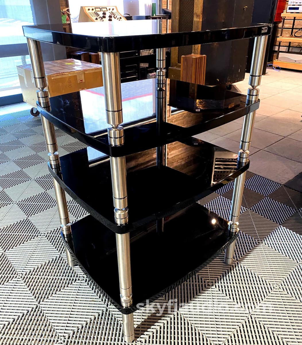 Solidsteel Premier Hyperspike Hf Series 4 Shelf Audio Rack - Handmade In Italy Accessory