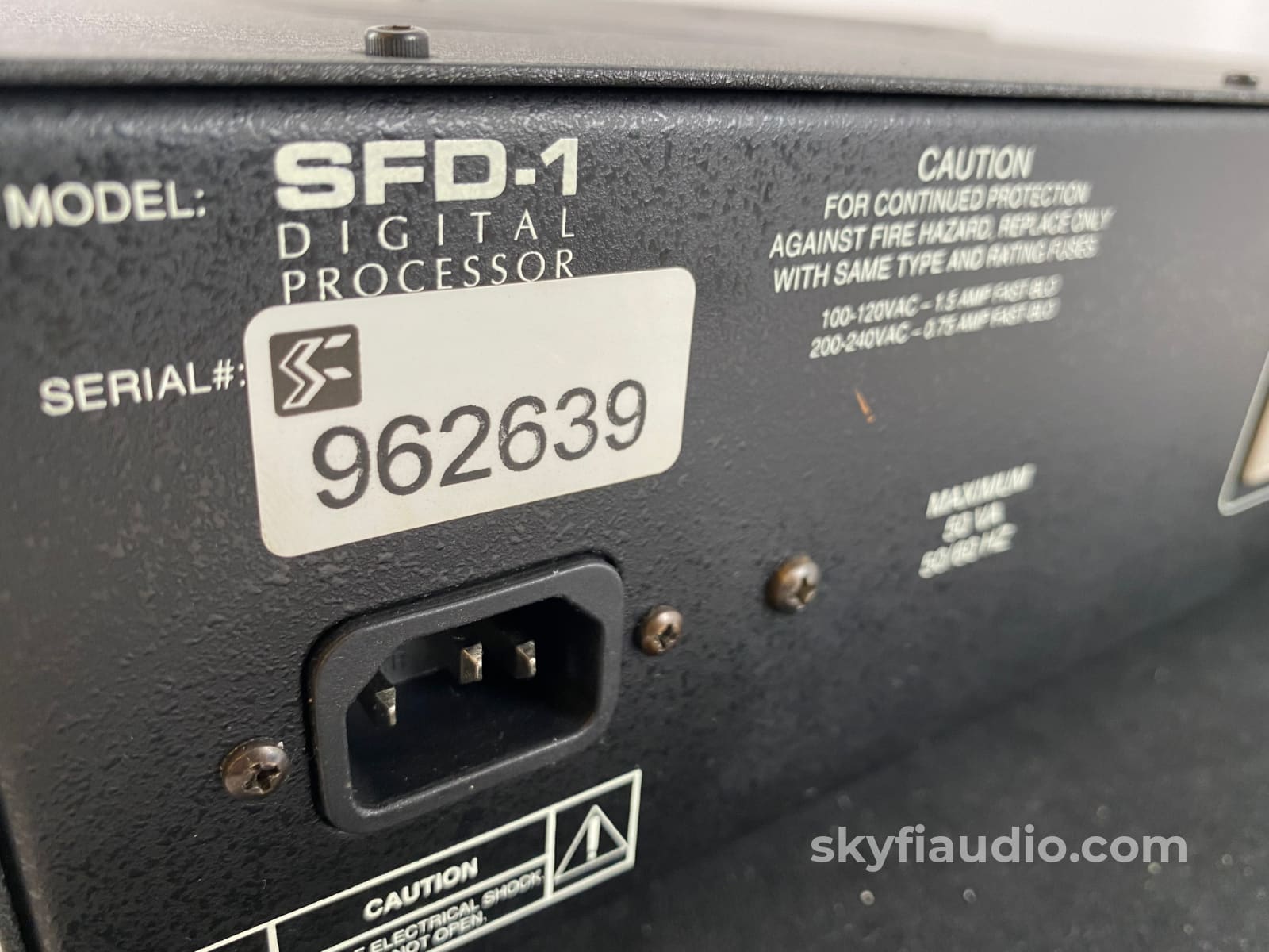 Sonic Frontiers Sfd-1 Mkii Digital Processor Vintage Tube Dac With Hdcd Chipset Cd +