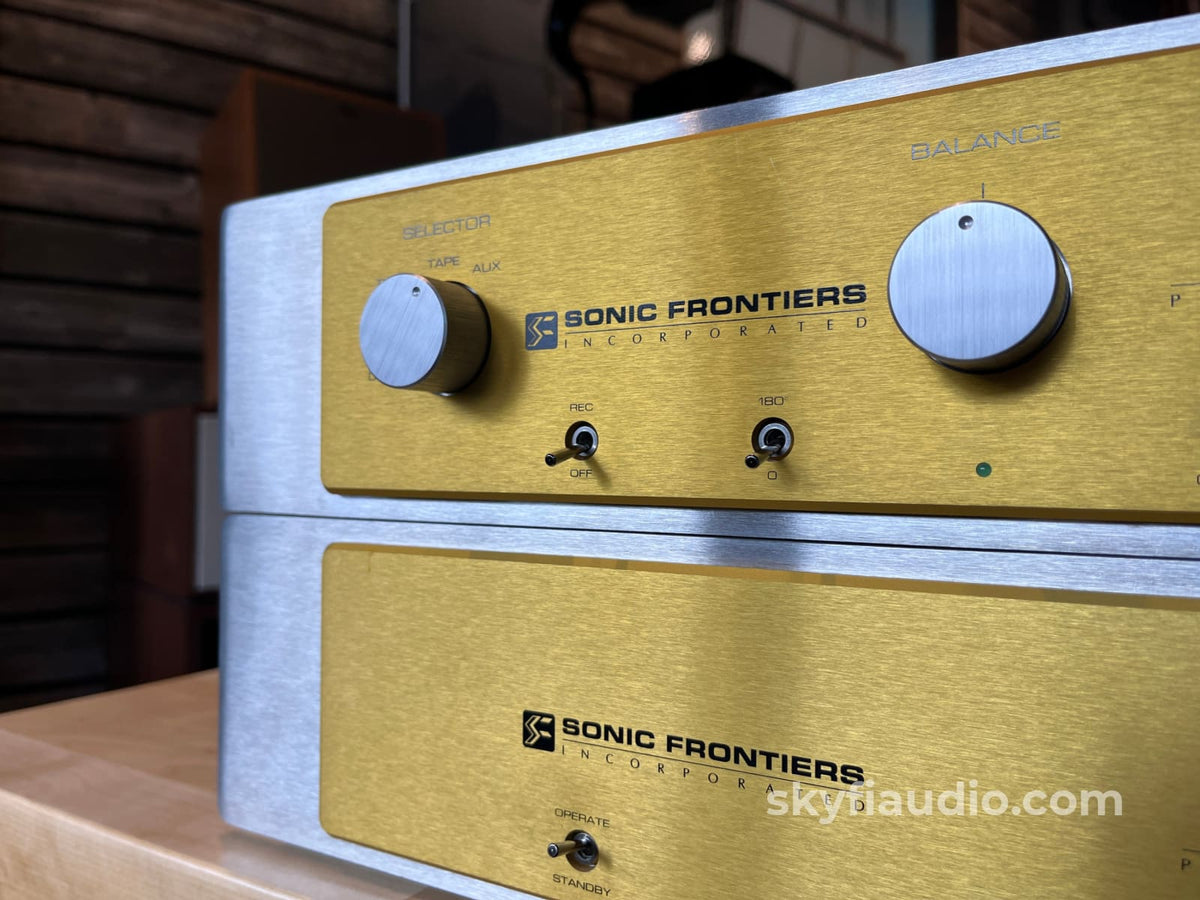 Sonic Frontiers SFL-2 Two Chassis Dual Mono Balanced Preamp - Preamplifier