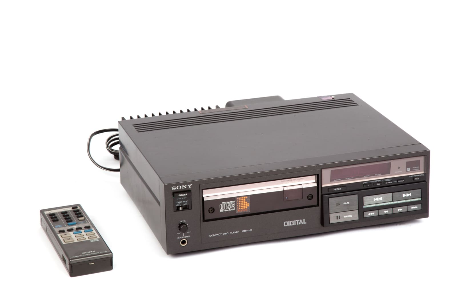 Sony Cdp-101 Worlds First Cd Player - A Piece Of Audio History And Working Perfectly + Digital