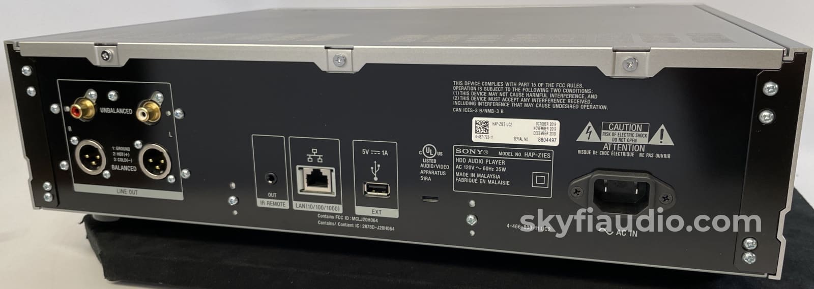 Sony Hap-Z1Es High-Resolution Audio Hdd & Network Player - Loaded With Music Cd + Digital