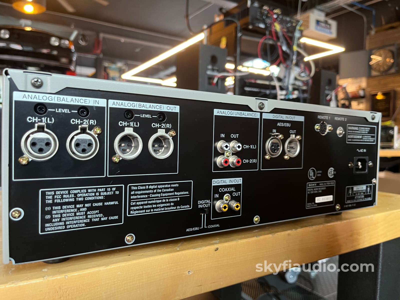 Sony Pcm-R500 Dat Tape Recorder- Lightly Serviced Cd + Digital