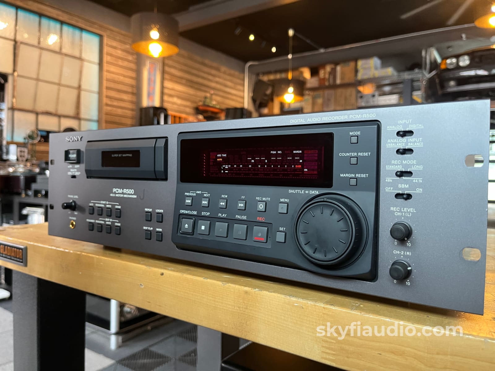 Sony Pcm-R500 Dat Tape Recorder- Lightly Serviced Cd + Digital