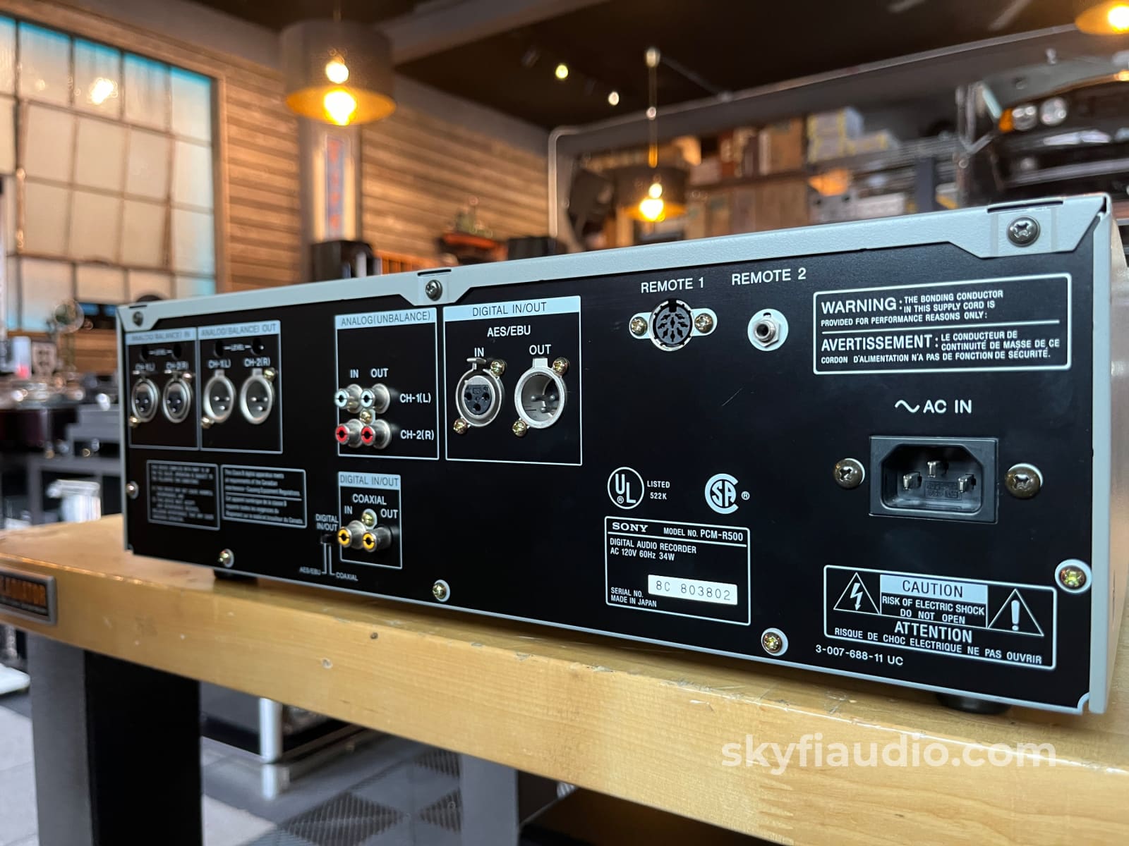 Sony Pcm-R500 Dat Tape Recorder- Lightly Serviced Cd + Digital