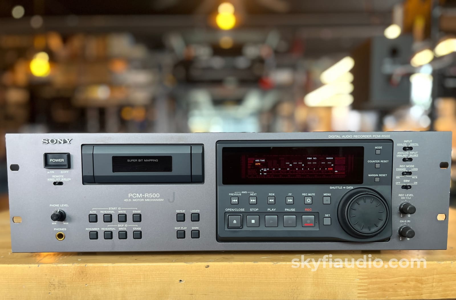 Sony Pcm-R500 Dat Tape Recorder- Lightly Serviced Cd + Digital