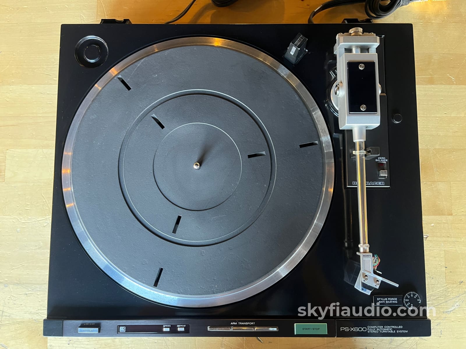 Sony Ps-X600 Direct Drive Turntable - W/ New Sumiko Wellflett (Mm) Cartridge Perfectly Calibrated.