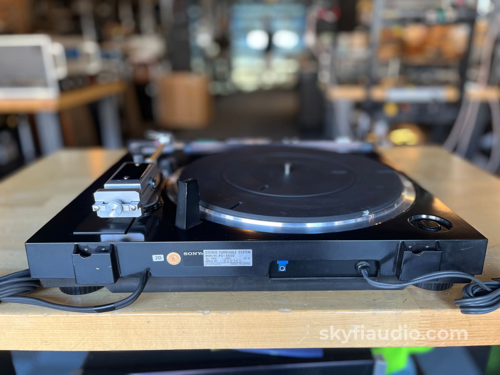 Sony Ps-X600 Direct Drive Turntable - W/ New Sumiko Wellflett (Mm) Cartridge Perfectly Calibrated.