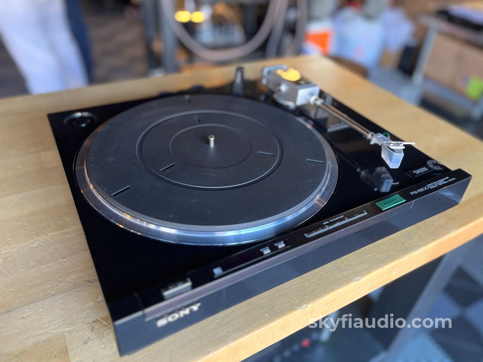 Sony Ps-X600 Direct Drive Turntable - W/ New Sumiko Wellflett (Mm) Cartridge Perfectly Calibrated.