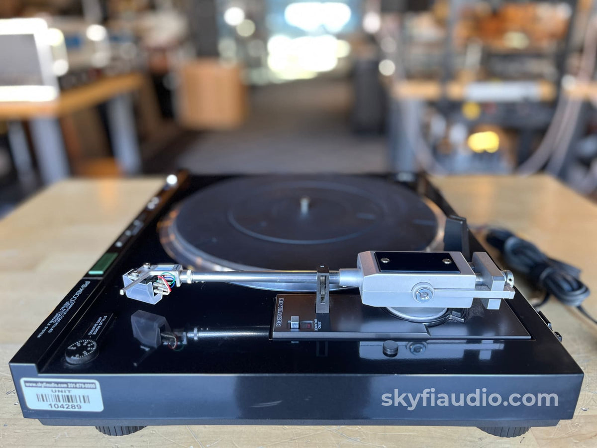 Sony Ps-X600 Direct Drive Turntable - W/ New Sumiko Wellflett (Mm) Cartridge Perfectly Calibrated.