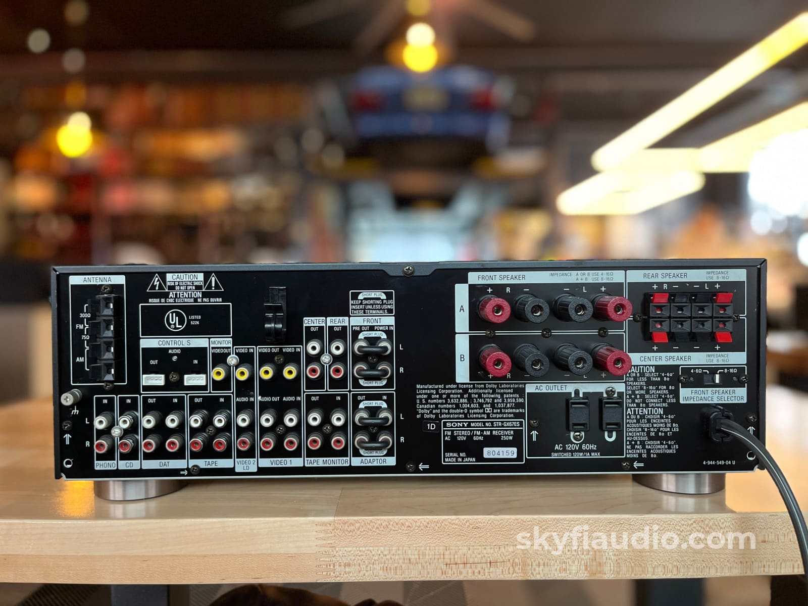Sony GX67ES Vintage Receiver Integrated Amplifier