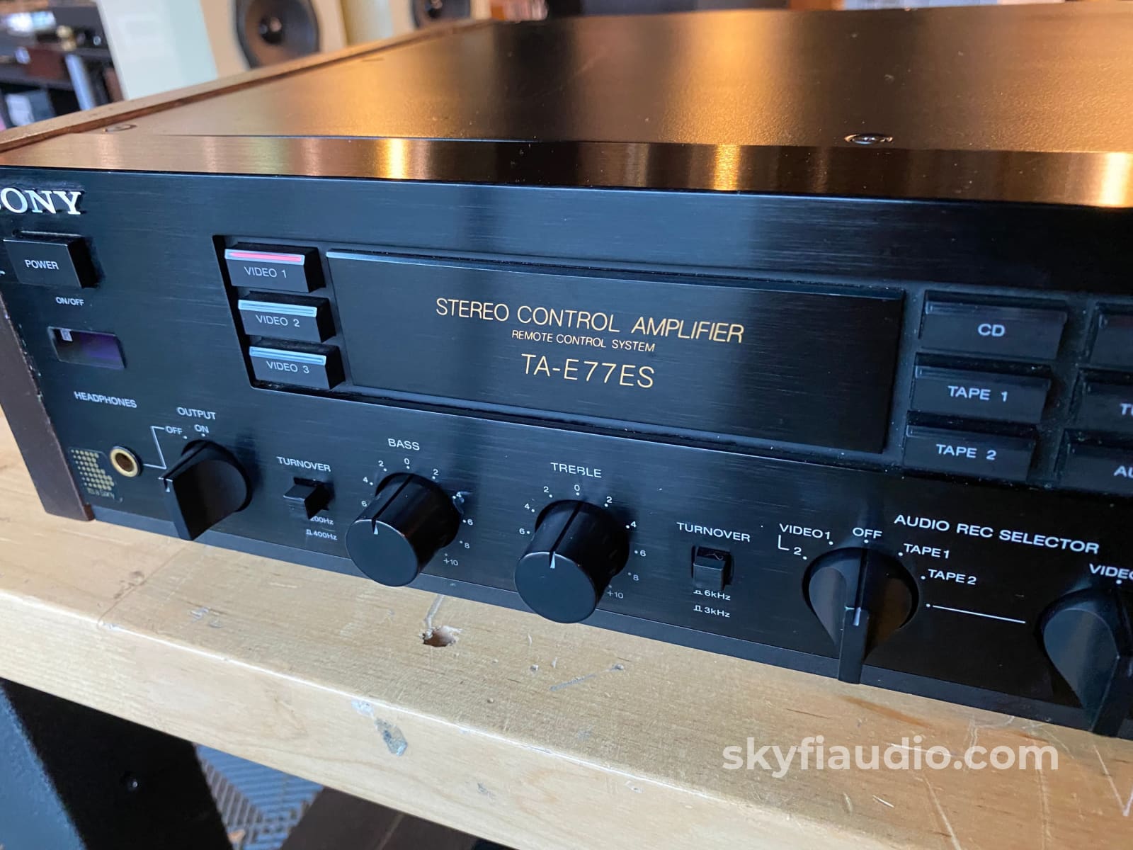 Sony Ta-E77Es Super Rare All-Analog Preamplifier - Limited Production
